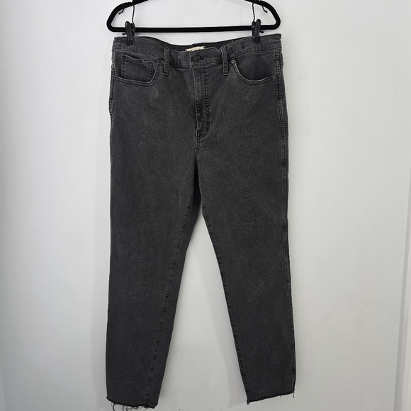 Madewell Denim - Madewell Stovepipe Gray Denim Jeans 33T